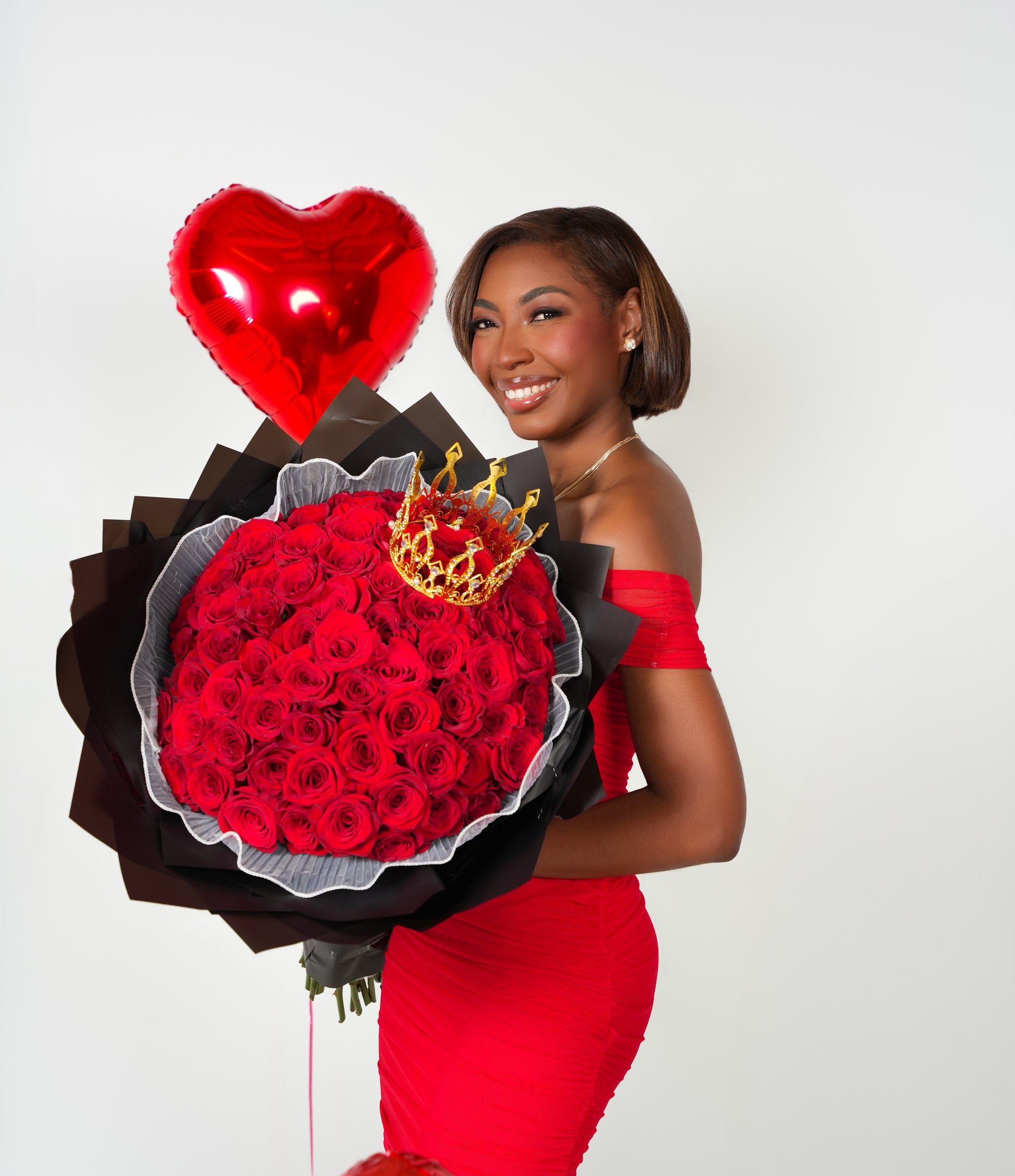 ❤️ 75 Red Roses Bouquet ❤️