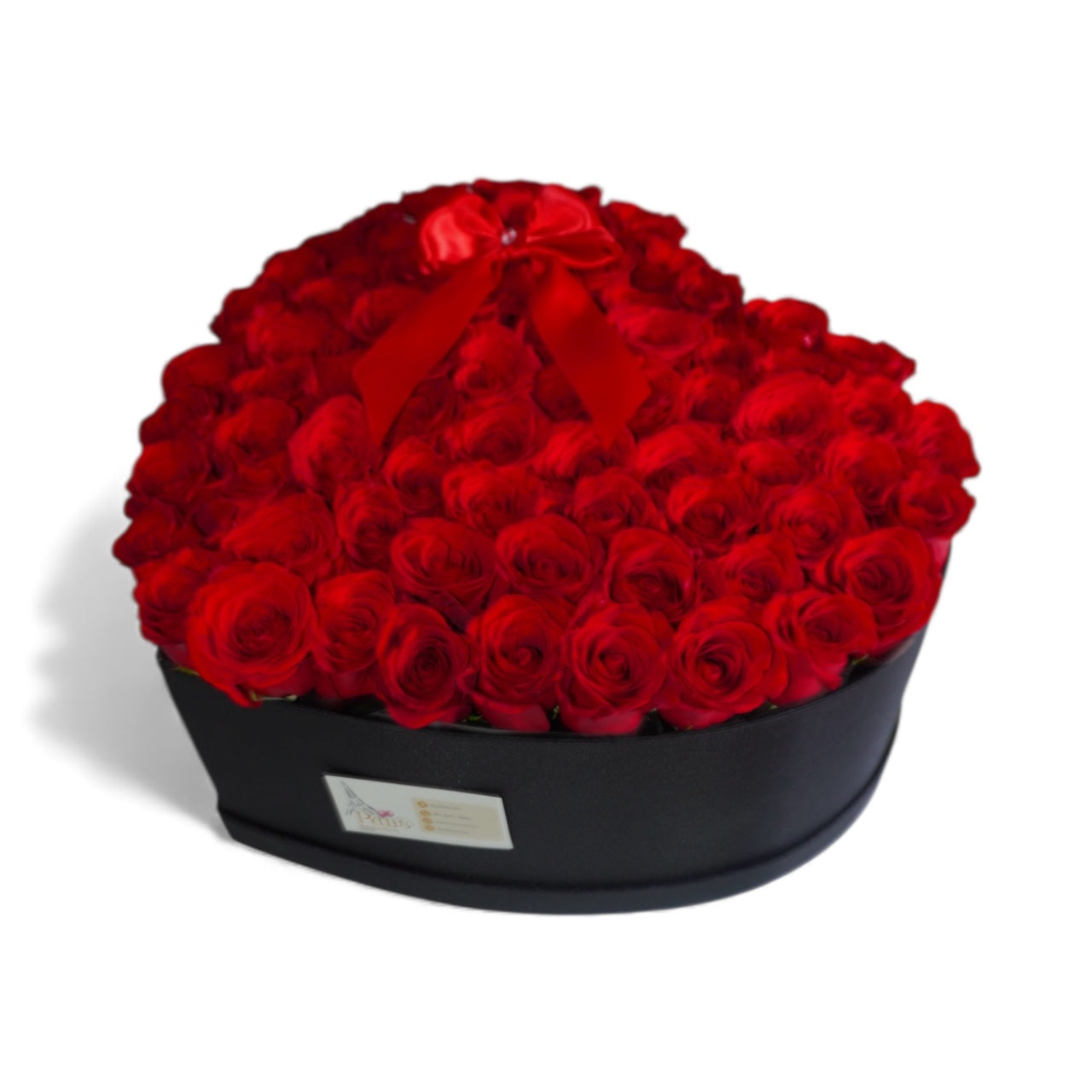 75-Rose Heart Arrangement