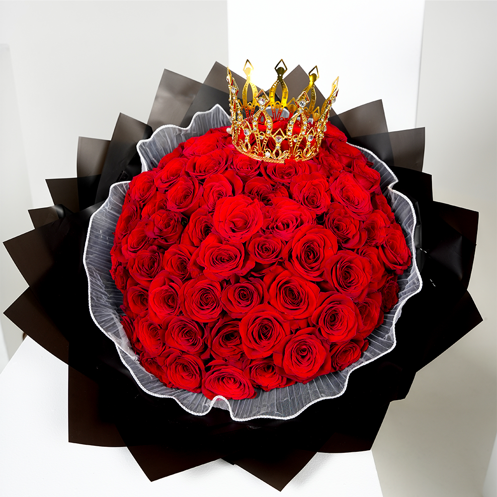 ❤️ 75 Red Roses Bouquet ❤️